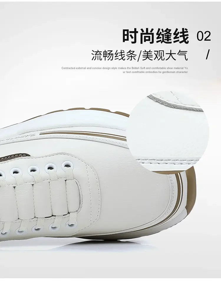 Flat shoes White Shoes Durable breathable abrasion resistance stainresistant sports leisure Soft elastic sole Support stability