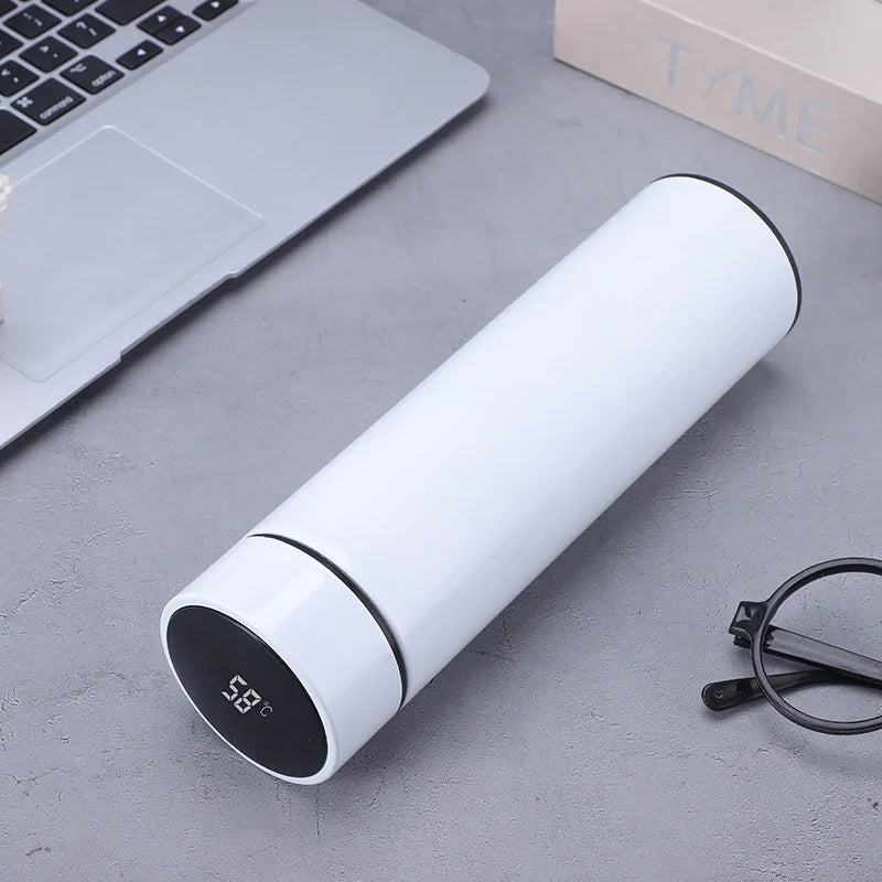 Custom Name Intelligent Digital Thermos Water Cup Touch Display Temperature Stainless Steel Creative Thermoses Coffee Mug Gifts