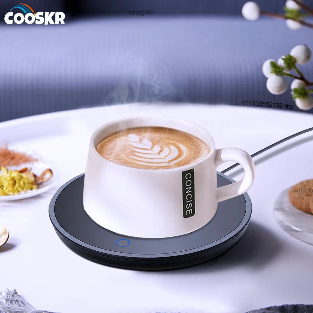 Cup Heater Mug Warmer USB Constant Warming Mat Coffee Milk Tea Water Heating Pad Electric Thermostatic Coaster Mini Cup Warmer