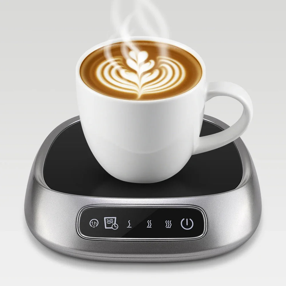 Cup Heater USB Coffee Mug Warmer Electric Milk Tea Cup Heating Coaster Cup Warmer For Home Office USB Voice Desk Cup Warmer