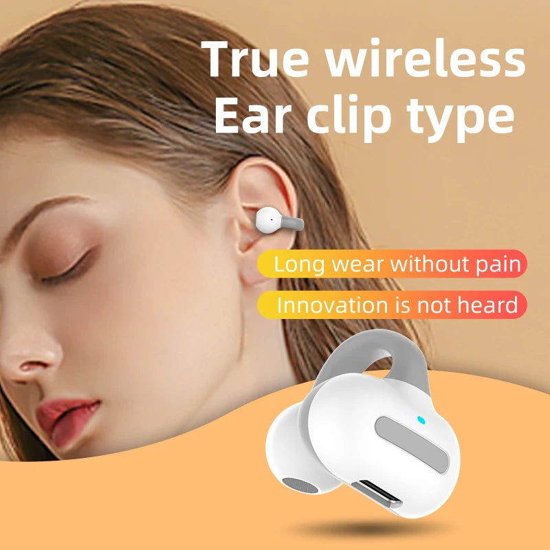 Bluetooth earphones, single ear clip on design, comfortable to wear, small and convenient in terms of bone conduction