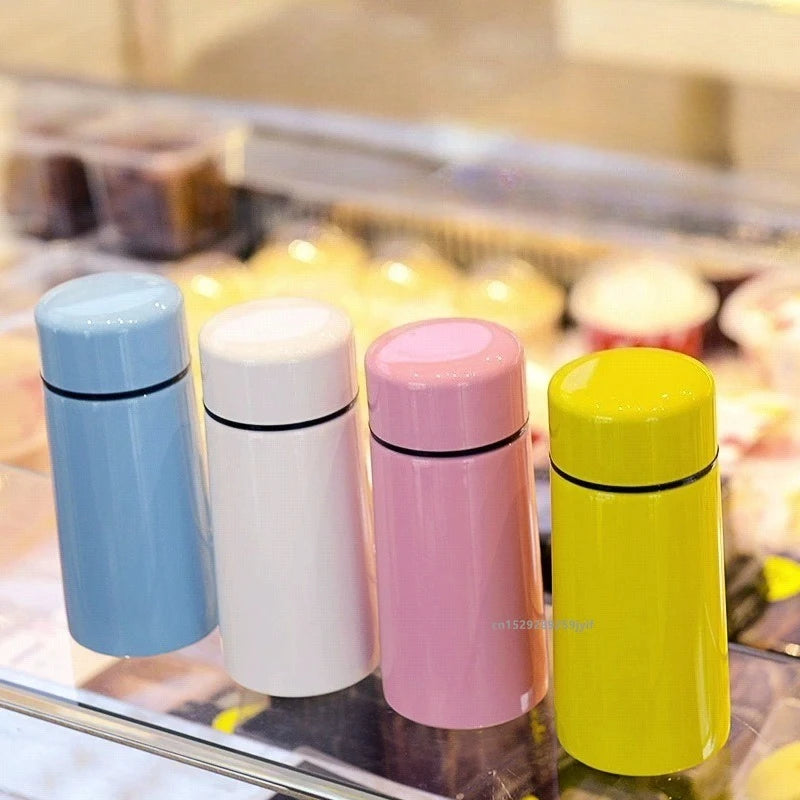 Mini Thermos Cup 160ml Pocket Cup Stainless Steel Thermal Coffee Mug Vacuum Flask Insulated Hot Water Bottle