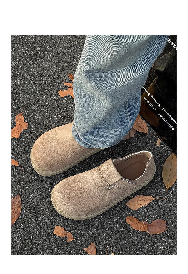 Spring and Autumn Men's Derby Shoes‌ – New Design, Height-Increasing, Stylish, Comfortable for Walking, Casual Flat-Toe Loafers
