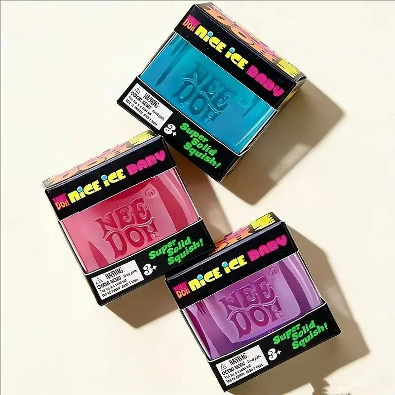 2026  Needoh Nice Cube Sensory Stress Reliever Fidget Tool for Anxiety & Focus Desk Sensory Cube for Adults & Kids