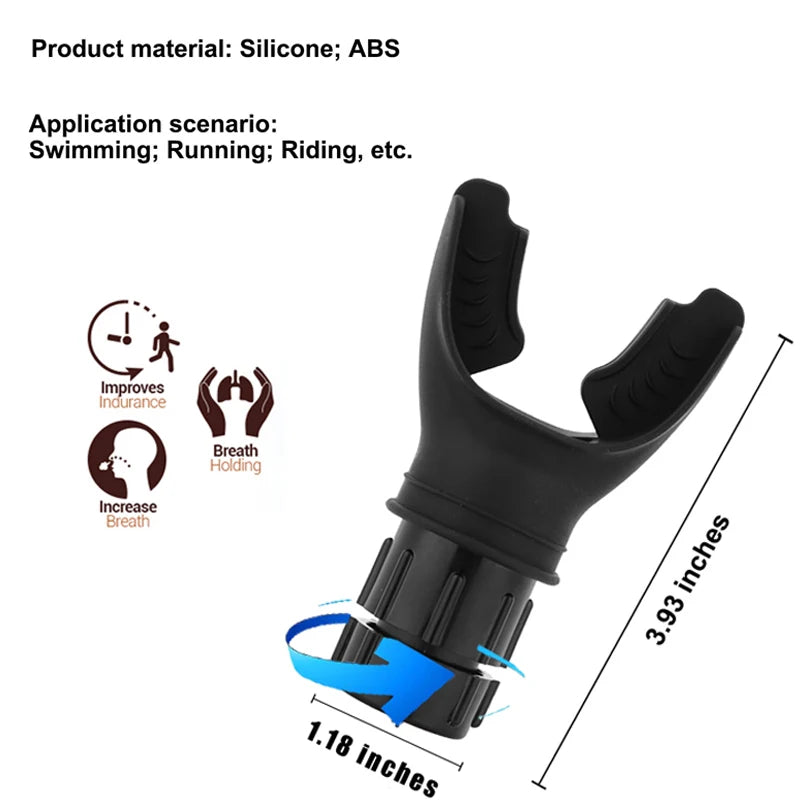 Breathing Trainer Lung Flexer Drop shipping Durable Fitness Exerciser Increases Lung Capacity Breath Adjustable Deep Breath