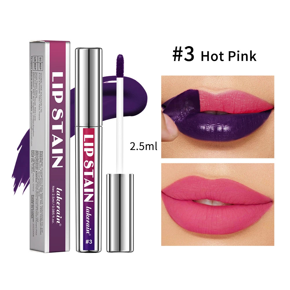 Lakerain Peel Off and Reveal Lip Stain - Long Lasting, Waterproof Pink Lip Tint, Transfer Proof Natural Lip Stain