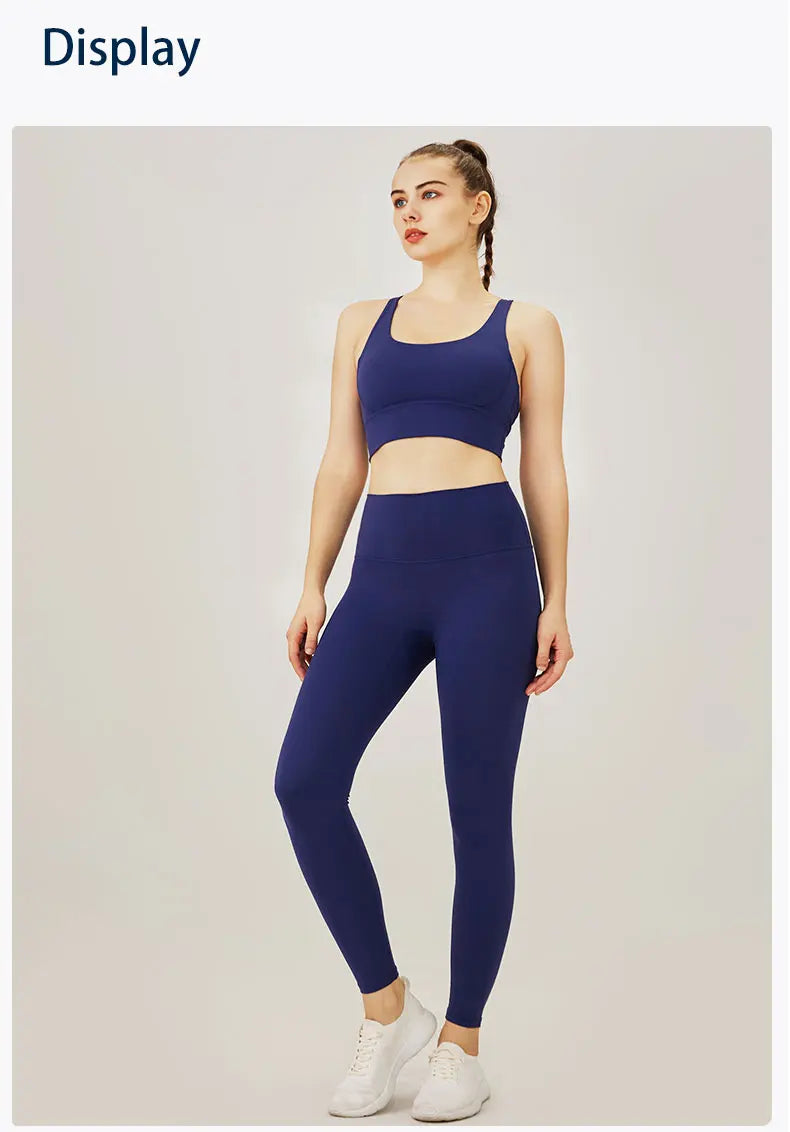 Yoga Set Women's Sports Bra and Leggings Jogging 2-piece set yoga Sports Women Gym Set Clothes Sportwear Woman Clothes