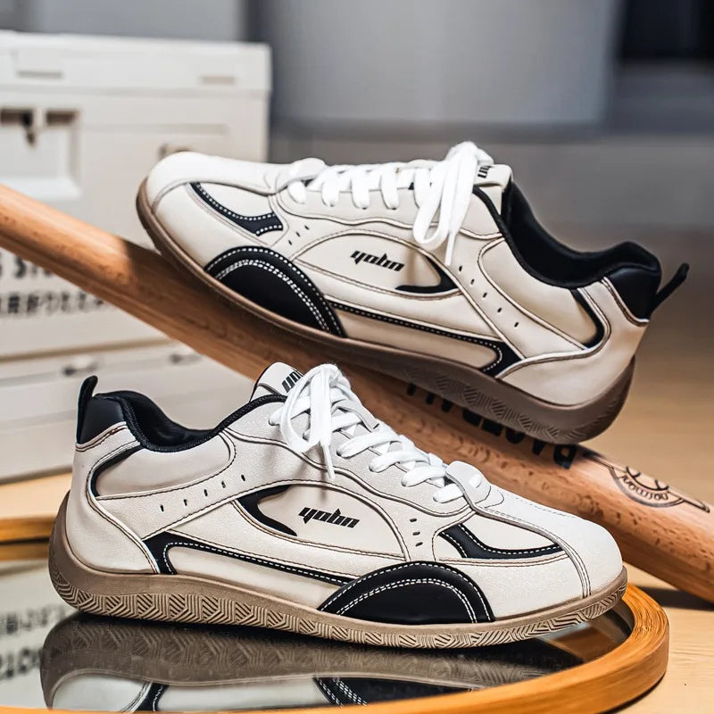 Shoes Man 2026 Trend Casual Sneakers Comfortable Lace Up Flats Tennis Shoe Breathable Walking Jogging Shoe