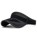 Summer Sports Sun Hats Women Hat Men's Cap Adjustable Sun Visor Uv Protection Empty Top Tennis Running Sunscreen Mesh Brim