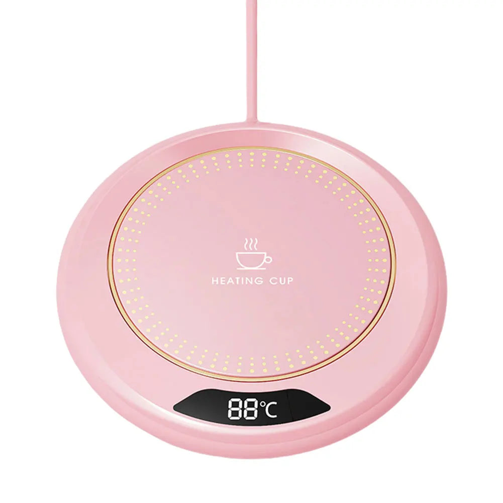 New USB Cup Warmer Coffee Mug Heating Coaster 3 Temperature Setting Thermostatic Hot Plate Milk Tea Water Heating Pad Cup Heater