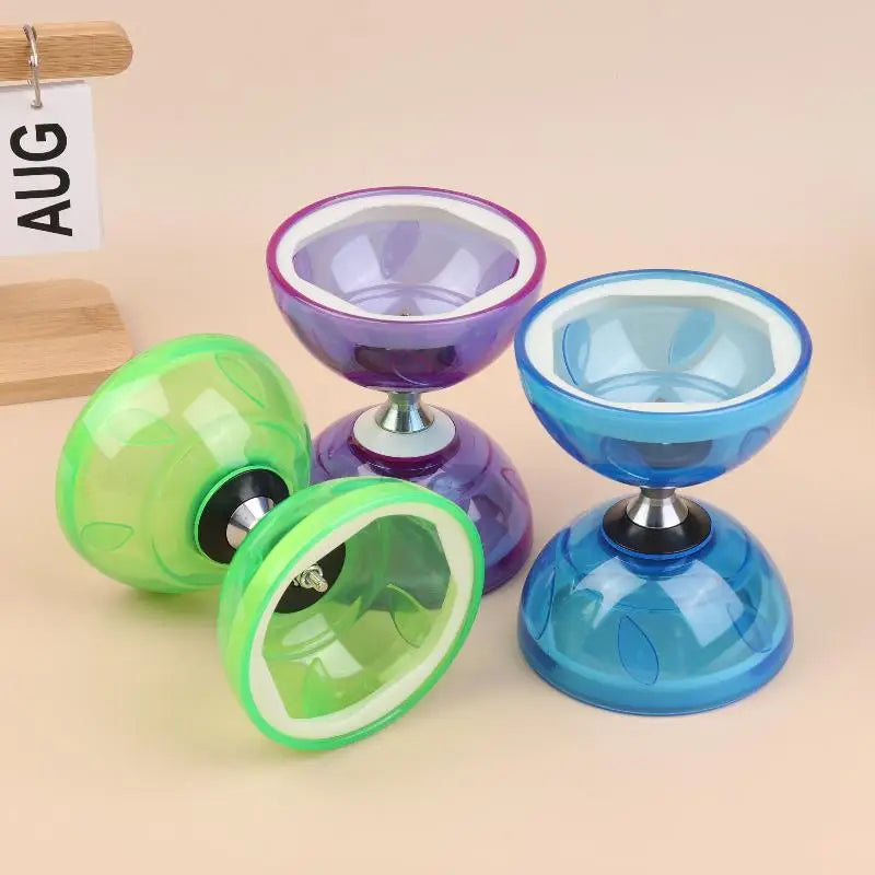 1set Portable Diabolo Chinese Yoyo Diabolo Set Professional Fitness Gear For Adults Kids Elderly Outdoor Indoor Agility Exercise