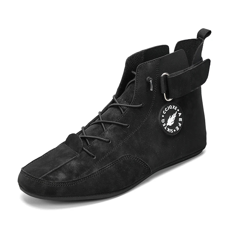 Men's Shoes Non Slip Walking Flats Comfortable Thin Bottom Lace Up Casual Shoes for Men Work Office Driving Shoes Men Footwear