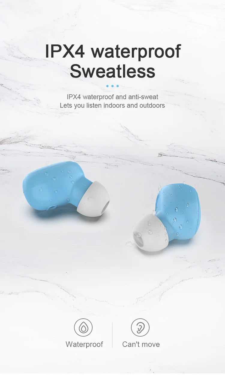 Bluetooth Earphones In ear Wireless Earphones Bluetooth 5.0 Mobile Phones Headsets Sports Cycling Headphones With Microphones