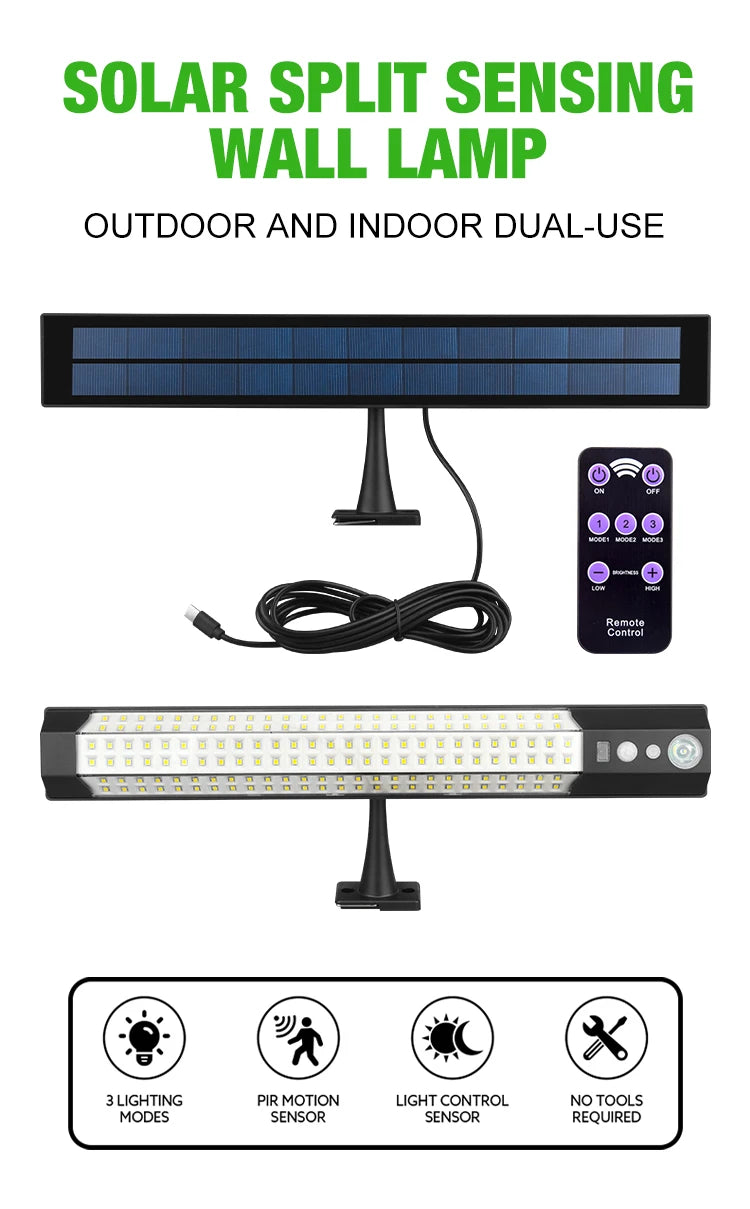 Solar Lights Outdoor 158/316LED 7 Modes Separable Waterproof Garden Patio Yard Christmas Party Decor Landscape Lighting
