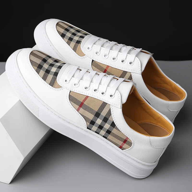 Men's White Shoes, Couple Casual Skate Shoes, Comfortable Sports Shoes, Light Walking Women's Tennis Shoes for 2025