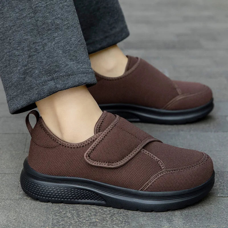 New Wide Toe Men's Barefoot Shoes Orthopedics Wide Feet Swollen Shoes Comfortable Diabetic Shoe Walking Shoes Men's Shoes