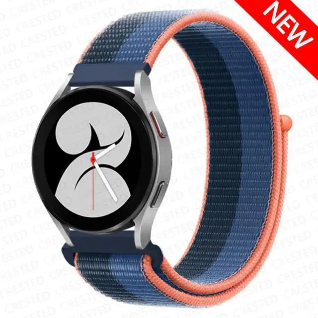 22mm 20mm Band for Samsung Galaxy Watch 7 FE 4 6 classic 5 Pro 3 active 2/correa Nylon Bracelet Huawei watch GT 2 3 pro 4 strap