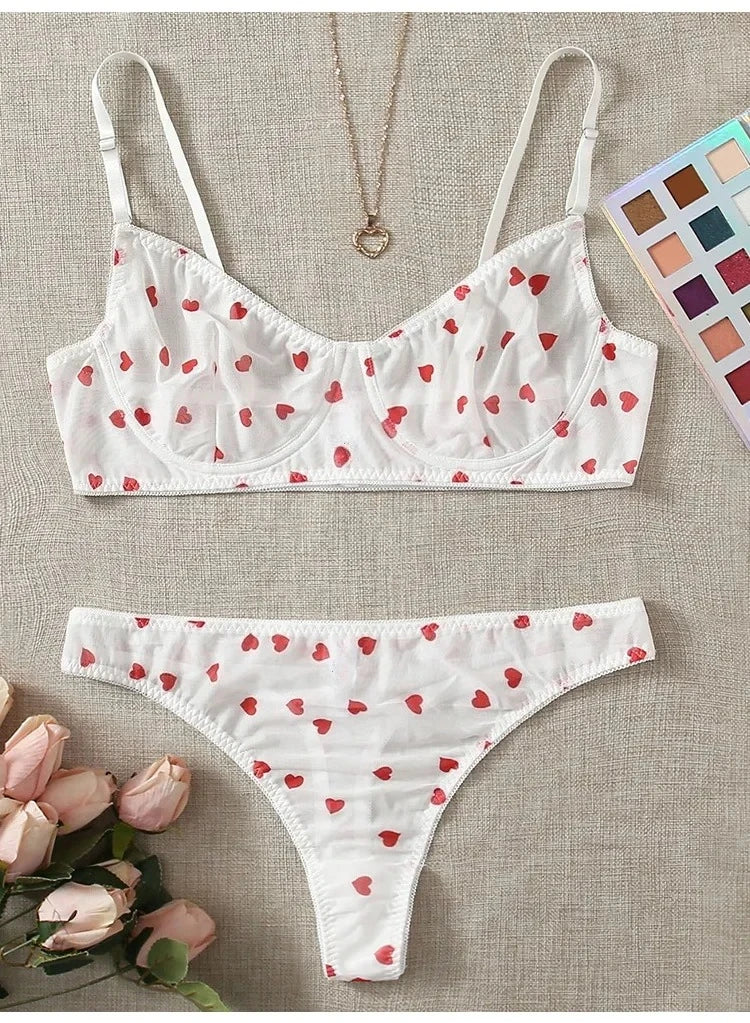 Female Lingerie Sexy Lingerie for Women Body Shorts Push-up Bra Woman Underwear Transparent Intimate Lingerie Set