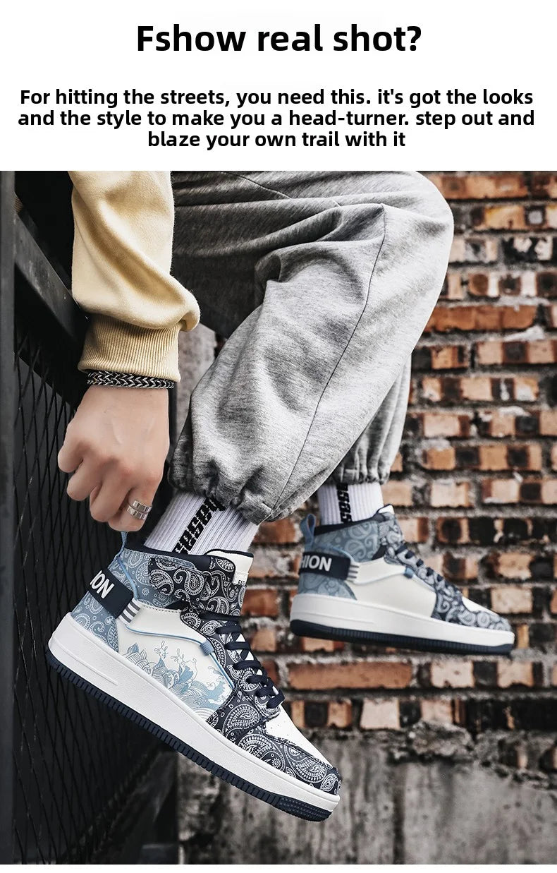 Men's sports shoes, retro star trend streetwear shoes, fashionable skateboarding shoes, couple sports casual shoes, tennis shoes
