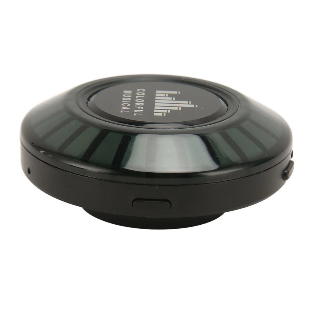 Wireless Bluetooth 5.0 Speaker Bone Conduction Speaker Black USB Rechargeable Easy Pairing 400mAh RGB Rhythm Lights for Travel