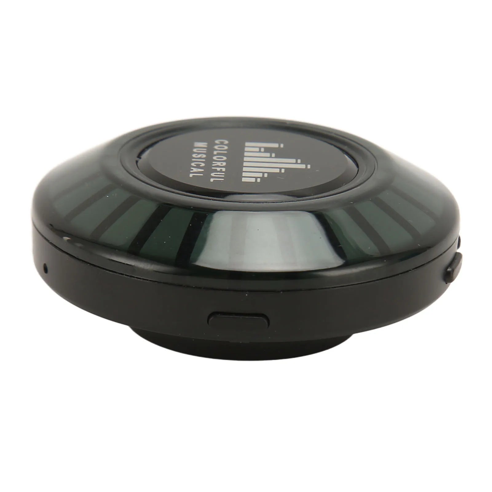 Wireless Bluetooth 5.0 Speaker Bone Conduction Speaker Black USB Rechargeable Easy Pairing 400mAh RGB Rhythm Lights for Travel