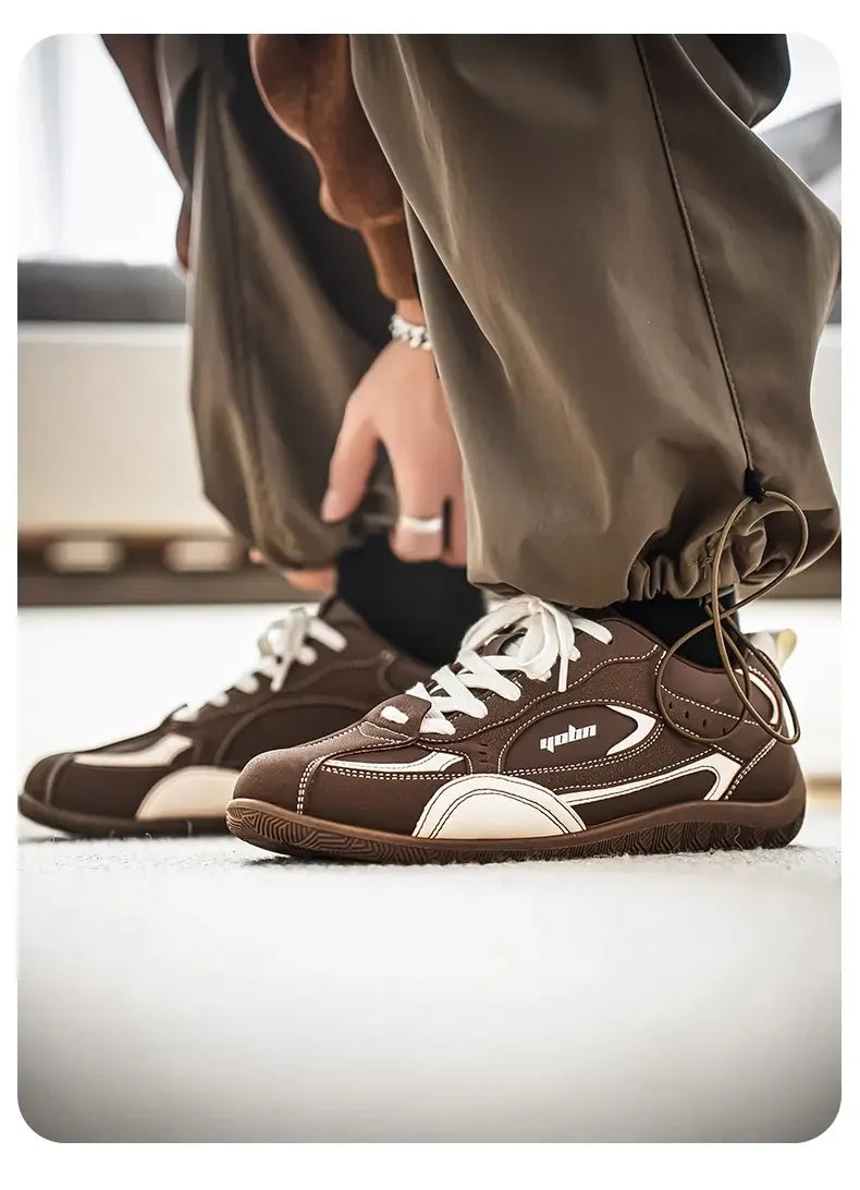 Shoes Man 2026 Trend Casual Sneakers Comfortable Lace Up Flats Tennis Shoe Breathable Walking Jogging Shoe