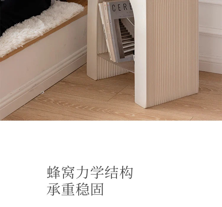 Folding paper sofa side cabinet small coffee table light luxury home creative mini side table bedside shelf small table 거실테이블