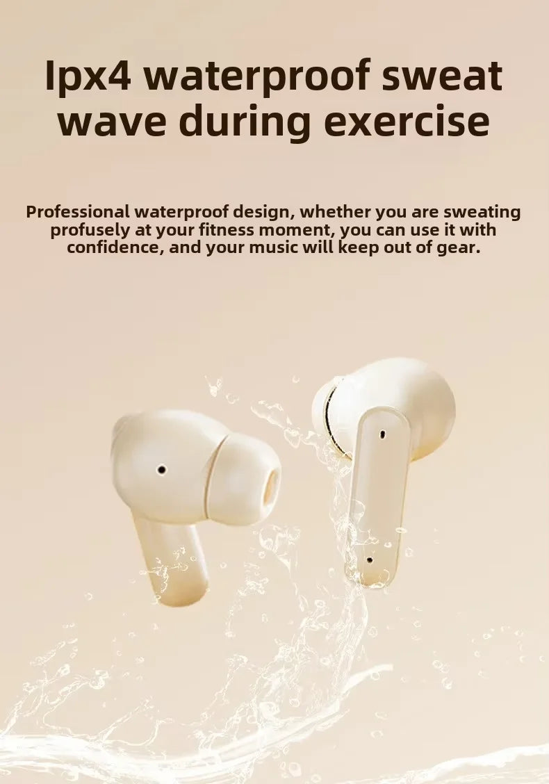 Wireless Bluetooth earphones with LED intelligent digital display, long battery life, in ear comfortable wearing