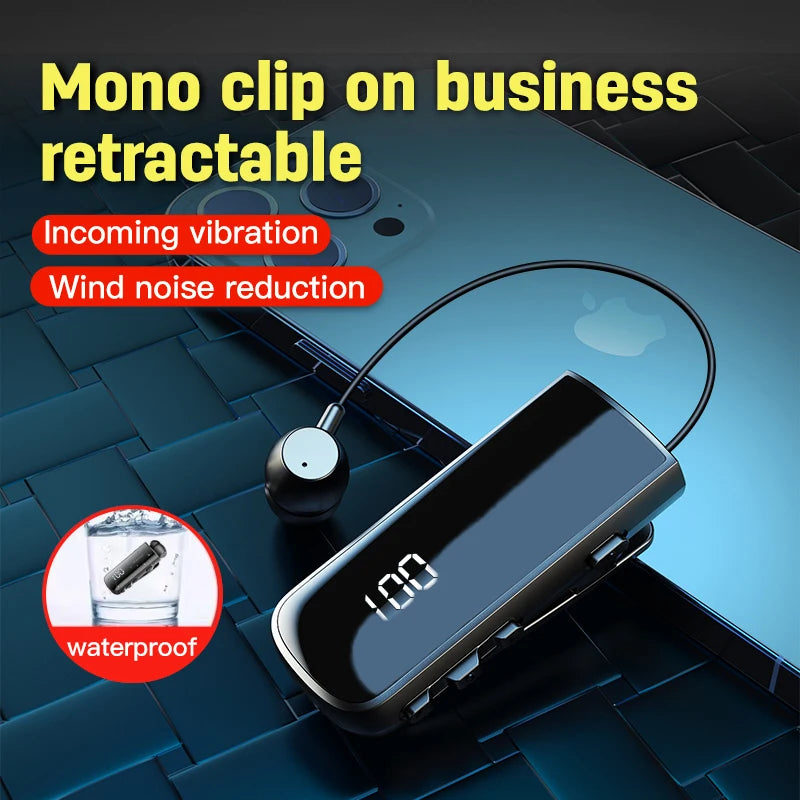 Bluetooth Earphones connects two phone Wireless HiFi Headset Waterproof Noise Reduction Sports Earbuds With Mic For Smartphone