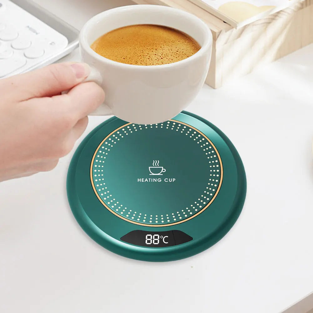 New USB Cup Warmer Coffee Mug Heating Coaster 3 Temperature Setting Thermostatic Hot Plate Milk Tea Water Heating Pad Cup Heater