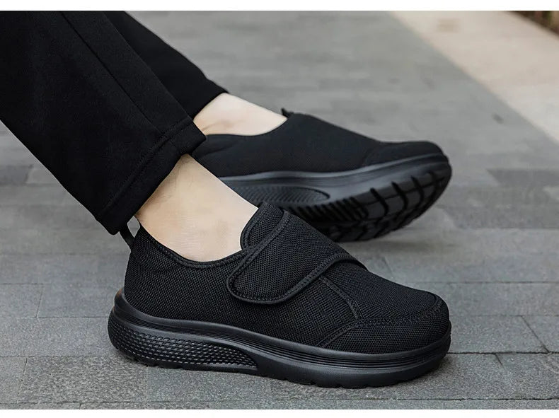 New Wide Toe Men's Barefoot Shoes Orthopedics Wide Feet Swollen Shoes Comfortable Diabetic Shoe Walking Shoes Men's Shoes