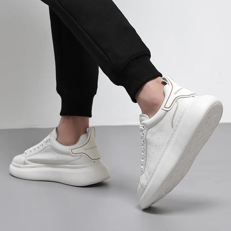 Men's thick soled board shoes Fashionable and comfortable classic styles Outdoor street trends Daily high-quality sports shoes