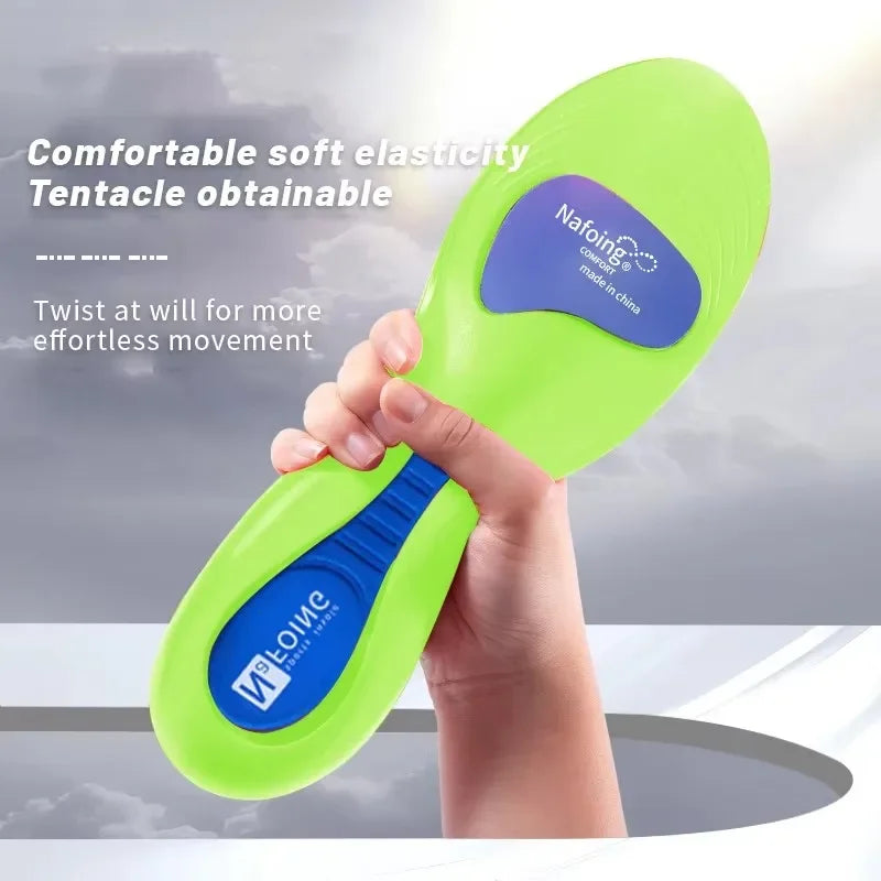 Orthopedic Insoles Feet Sport Shock-absorbing Insole Shoes Arch Support Plantar Fasciitis Templates Pads Men Women Sole Insoles