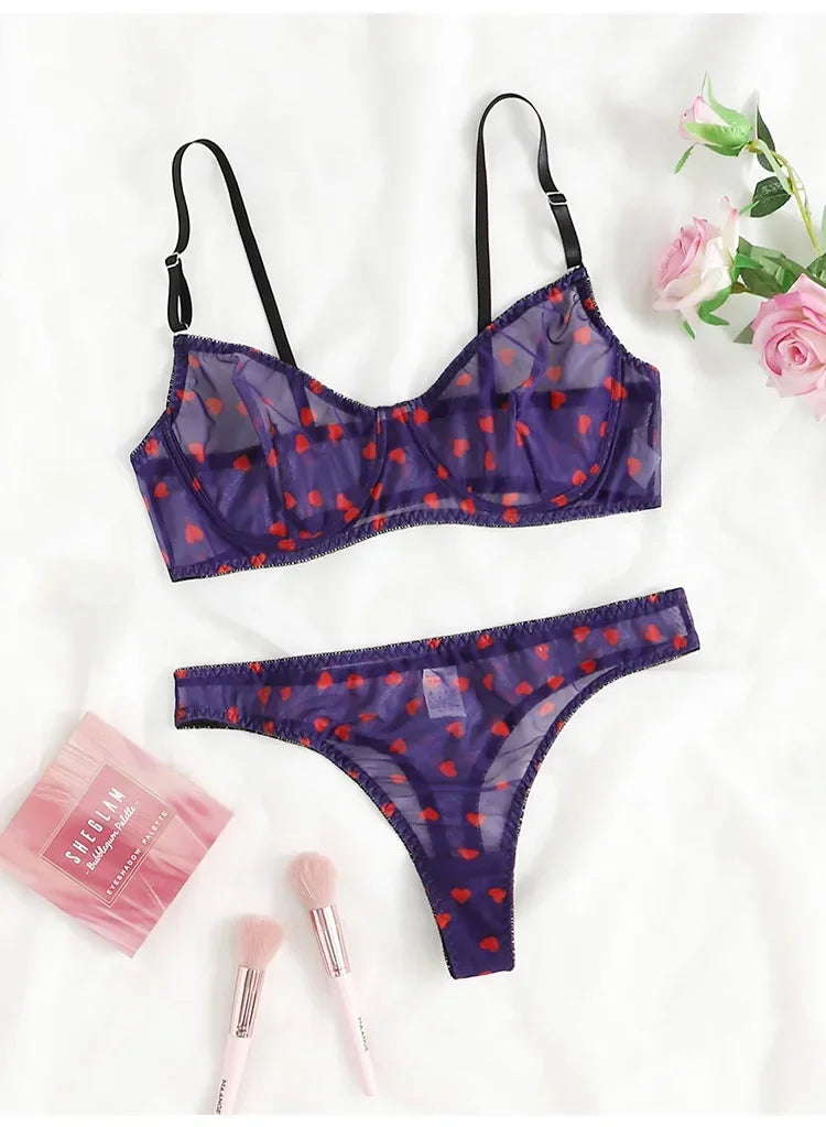 Female Lingerie Sexy Lingerie for Women Body Shorts Push-up Bra Fancy Woman Underwear Transparent Intimate Lingerie Set 2025 New