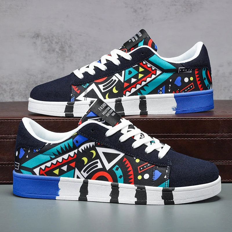 Men Flat Bottomed Shoes Fashion Popular with Colorful Outdoor Sneakers That Comfort Non Slip High-quality Fitness Leisure Shoes