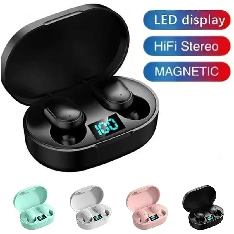 Bluetooth 5.0 Earphones Wireless Bluetooth Headset HiFi Noise Cancelling Headsets With Microphone Headphones For iPhone Xiaomi