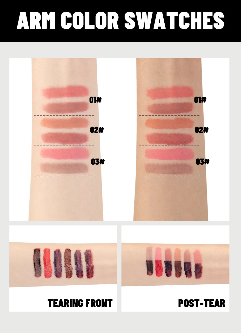 QIBEST Double Eneded Lip Stain Peel Off Long Lasting Waterproof Pink Lip Tint Transfer Proof Natural Lip Stain Tear Off Lipgloss