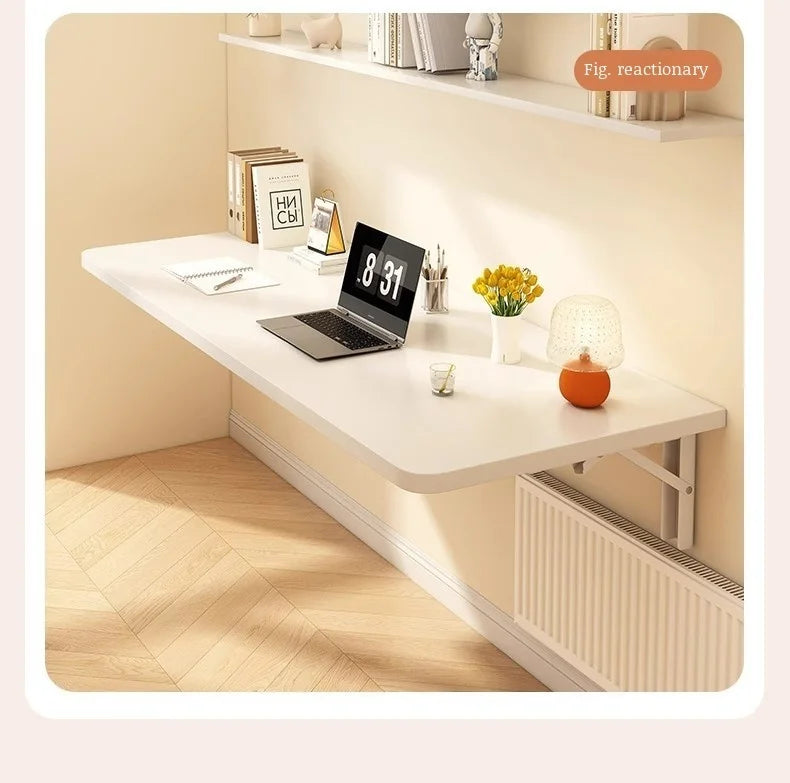 Household Wall Mounted Foldable Desk Waterproof and Anti Fouling Panel Multi Functional Suspended Wall Table
