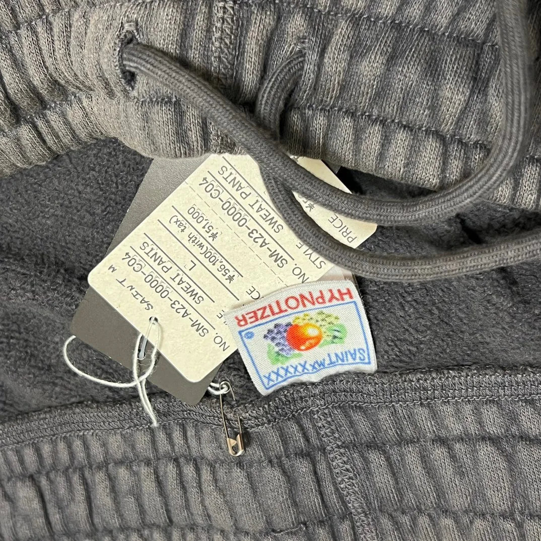 Aries  Collaborative New English Print Heavy Washed Cuffed Sweatpants Youthful Vitality All-Season Fleece-Lined ...