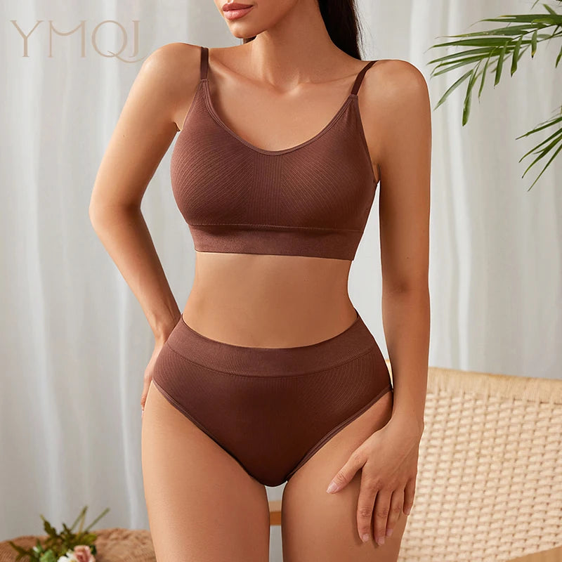 New Design Seamless Bra and Panties Underwear Set Conjuntos Interior Para Mujeres Seamless Bra And Panties Sets For Women