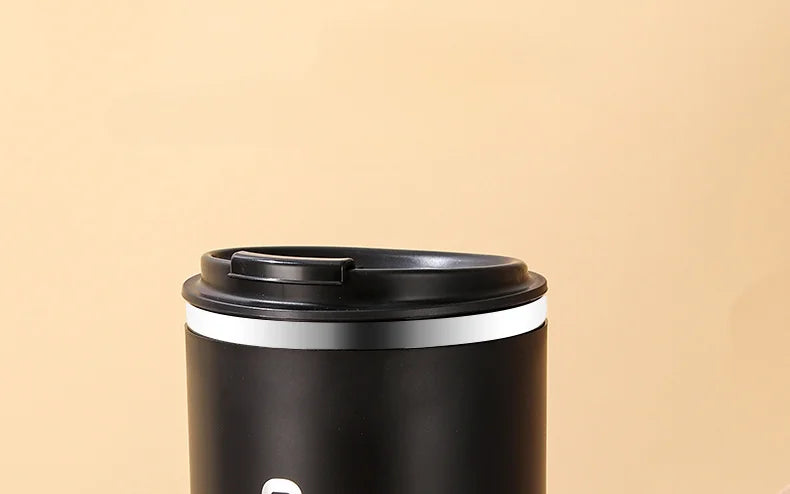 500ml Double Wall Stainless Steel Thermos Cups with Straw Insulated Thermal Mug Vacuum Flasks Coffee Travel Drinks Water Bottle