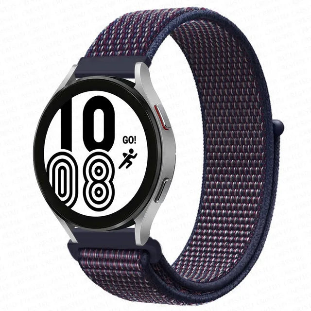 22mm 20mm Band for Samsung Galaxy Watch 7 FE 4 6 classic 5 Pro 3 active 2/correa Nylon Bracelet Huawei watch GT 2 3 pro 4 strap