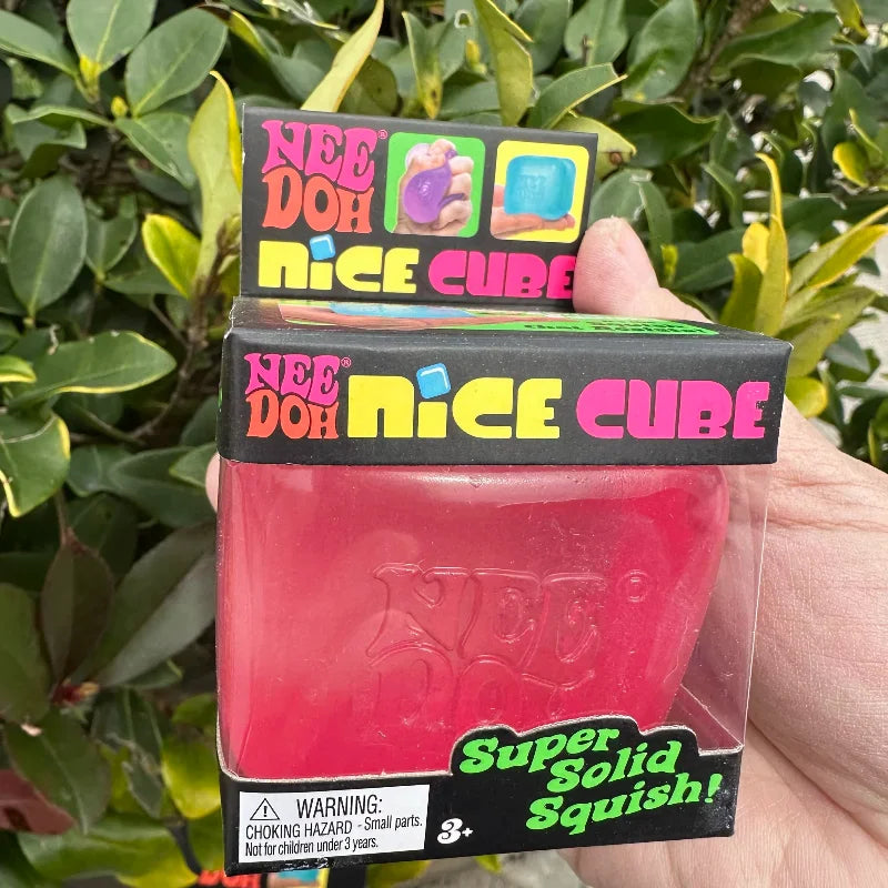 New Needoh Nice Cube Sensory Stress Reliever Fidget Tool For Anxiety & Focus Desk Sensory Cube For Adults Toys Gifts