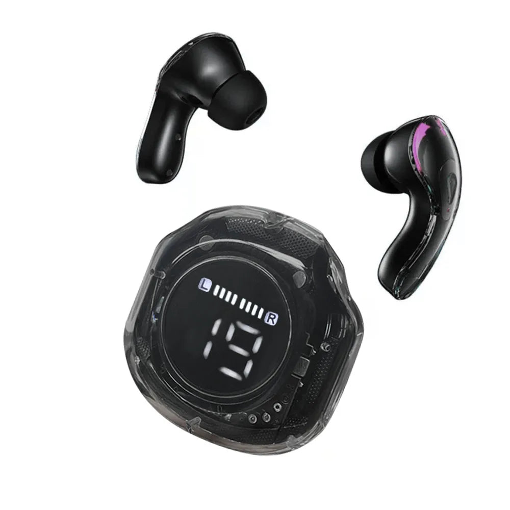 In-ear Bluetooth earphones, battery level display eardphones, long battery life and low latency