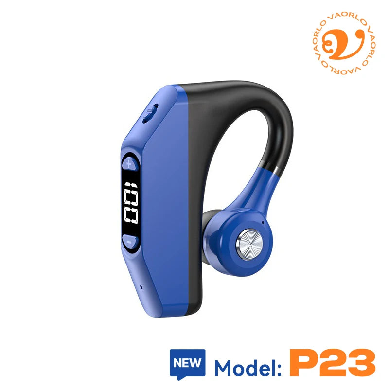Bluetooth 5.3 Business Wireless Earphone Left Right Ear Universal LED Display With MIC Headset Ultra-long Standby For Car Driver