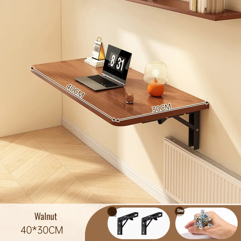 Household Wall Mounted Foldable Desk Waterproof and Anti Fouling Panel Multi Functional Suspended Wall Table