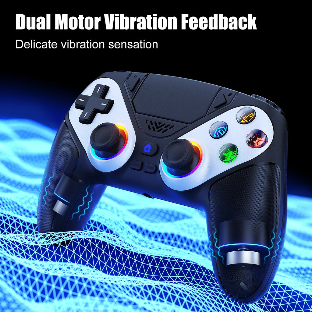 Bluetooth Gamepad For Playstation 5/Ps5 Wireless Controller Pc Console Controller With Turbo Dual Sense Vibrate Programming
