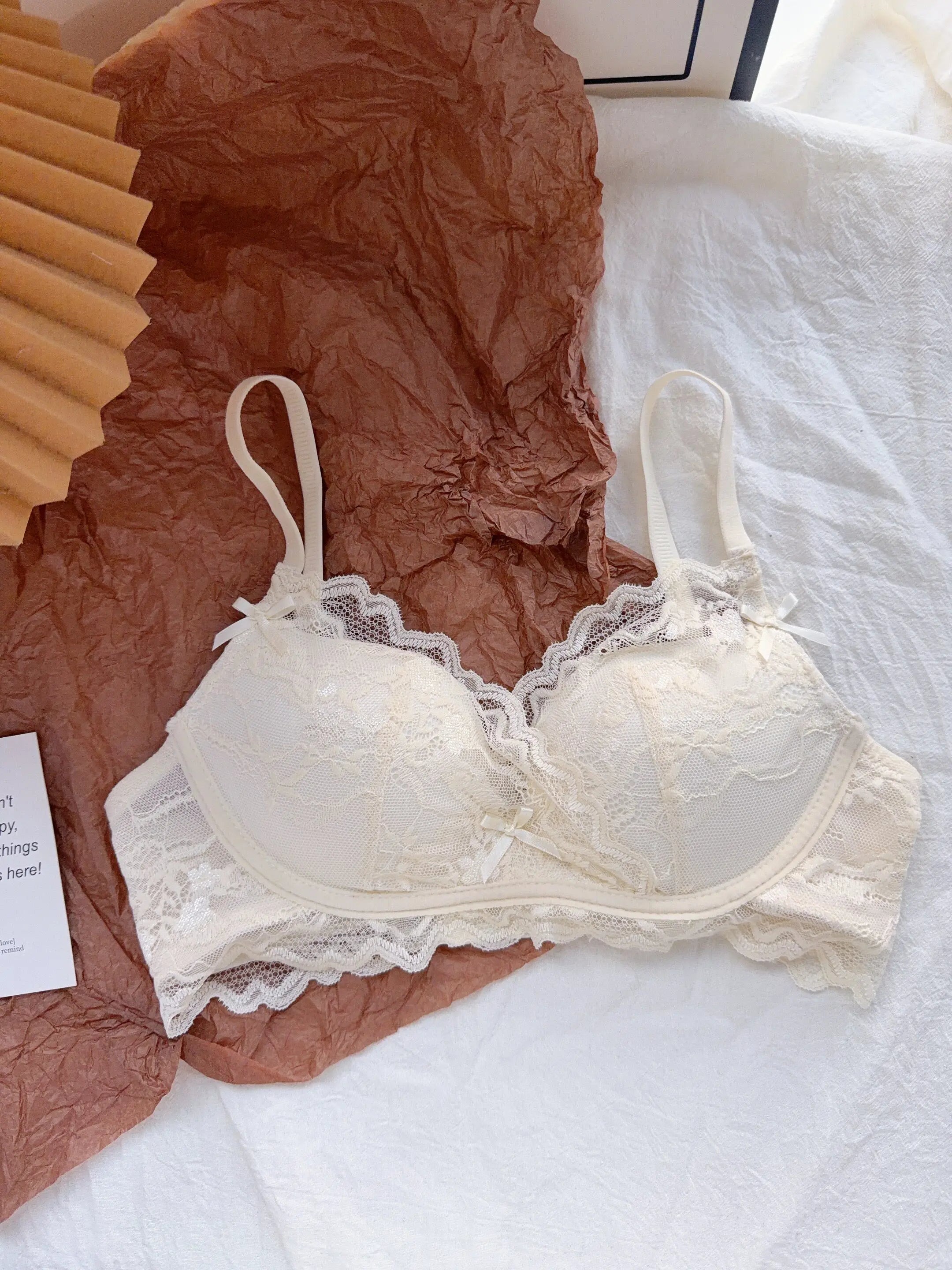 Cute Red Bra and Panty Set Women,Comfortable No Wire Push Up Lingerie,Sexy Bridal Wedding Lingerie Set,Girls Birthday Present