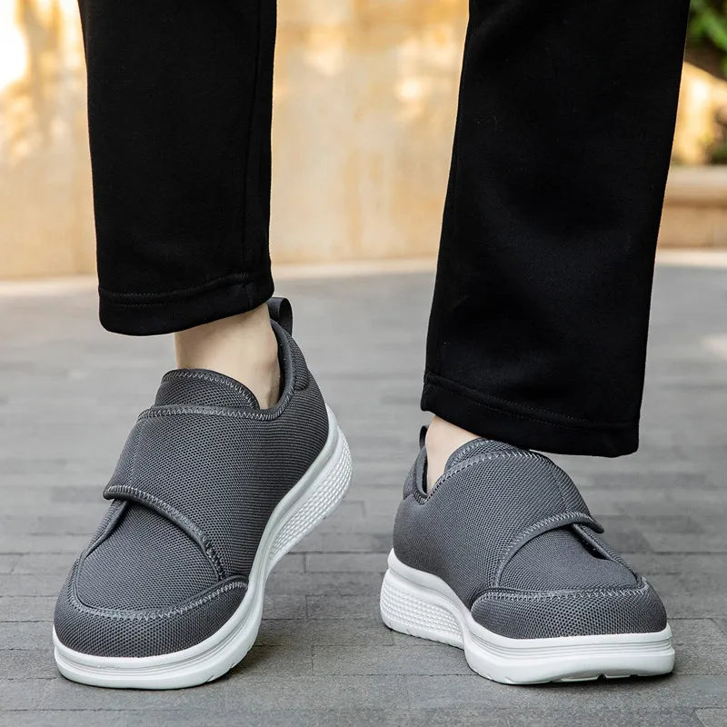 New Wide Toe Men's Barefoot Shoes Orthopedics Wide Feet Swollen Shoes Comfortable Diabetic Shoe Walking Shoes Men's Shoes