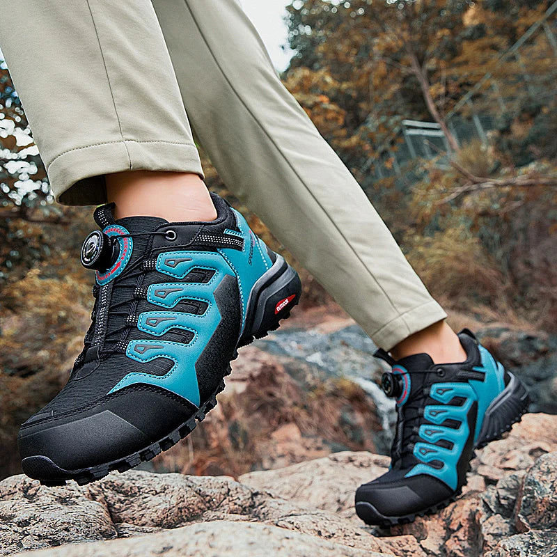 Men's Hiking Shoes Suede Leather Outdoor Shoes Wear-resistant Men Trekking Walking Hunting Tactical Sneakers